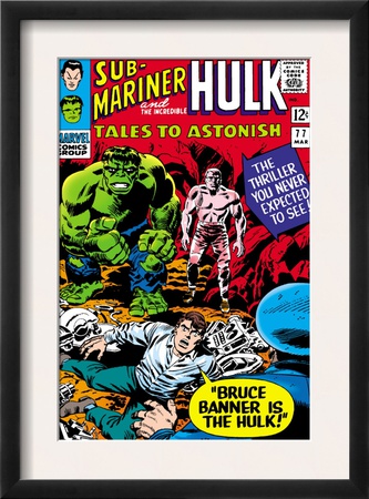 Tales To Astonish #77 Cover: Hulk, Banner And Bruce by John Romita Sr. Pricing Limited Edition Print image