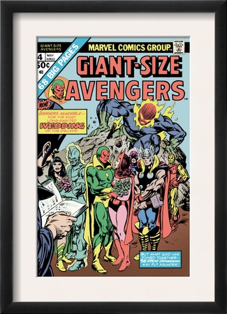 Giant-Size Avengers #4 Cover: Vision, Scarlet Witch, Thor, Iron Man And Dormammu by Don Heck Pricing Limited Edition Print image