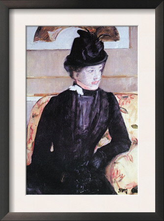 Young Woman In Black by Mary Cassatt Pricing Limited Edition Print image