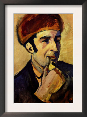 Portrait Of Franz Marc by Auguste Macke Pricing Limited Edition Print image