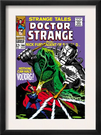 Strange Tales #166 Cover: Dr. Strange And Voltorg by George Tuska Pricing Limited Edition Print image