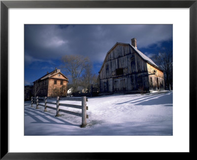 Farm In Winter, Windham, Vt by Mark Hunt Pricing Limited Edition Print image