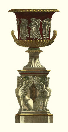 Piranesi Vase On Pedestal I by Giovani Piranesi Pricing Limited Edition Print image