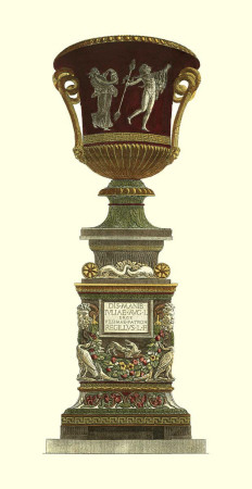 Piranesi Vase On Pedestal Ii by Giovani Piranesi Pricing Limited Edition Print image