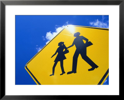 Yellow Crossing Sign by Silvestre Machado Pricing Limited Edition Print image