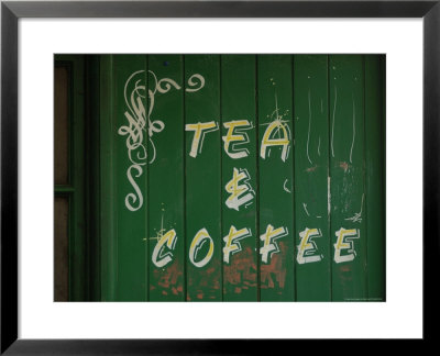 Tea And Coffee Sign, London, England by Keith Levit Pricing Limited Edition Print image