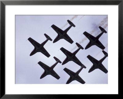 Trick Jets Flying In Formation by Fogstock Llc Pricing Limited Edition Print image