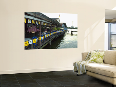 Riverside Tables At Kaloang Home Kitchen by Mick Elmore Pricing Limited Edition Print image