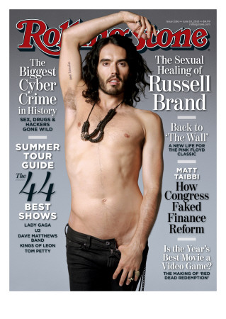 Russell Brand, Rolling Stone No. 1106, June 10, 2010 by Wenner Theo Pricing Limited Edition Print image
