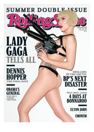 Lady Gaga, Rolling Stone No. 1108 - 1109, July 8 - 22, 2010 by Richardson Terry Pricing Limited Edition Print image