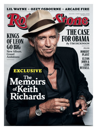 Memoirs Of Keith Richards, Rolling Stone No. 1116, October 28, 2010 by Lindbergh Peter Pricing Limited Edition Print image