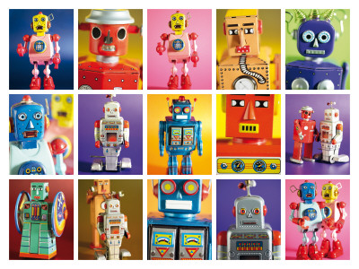 Robot Metropolis by Howard Shooter Pricing Limited Edition Print image