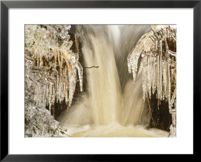 Icicles And Gushing Water by Niall Benvie Pricing Limited Edition Print image