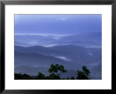 Dawn On Layered Mountains, Tennessee by Willard Clay Pricing Limited Edition Print image