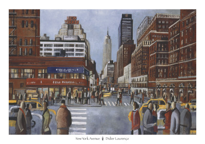 New York Avenue by Didier Lourenco Pricing Limited Edition Print image