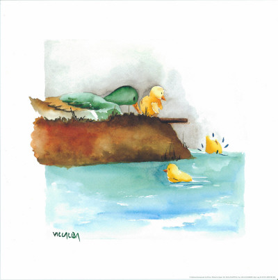 Baby Ducks by Urpina Pricing Limited Edition Print image