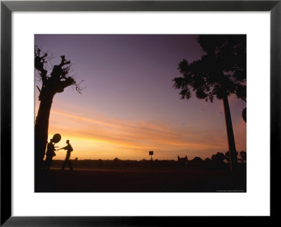 Silhouette Of People, Mopti by Alessandro Gandolfi Pricing Limited Edition Print image