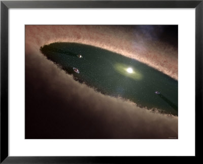 A Protoplanetary, Or Planet-Forming, Disk Surrounding A Young Star by Stocktrek Images Pricing Limited Edition Print image
