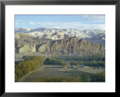 Buddha Statue In Cliffs (Since Destroyed By The Taliban), Bamiyan, Afghanistan by Sybil Sassoon Pricing Limited Edition Print image