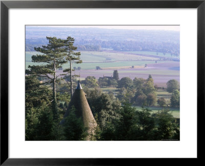 Roof Of Oasthouse, Thurnham Village, Near Maidstone, North Downs, Kent, England by David Hughes Pricing Limited Edition Print image