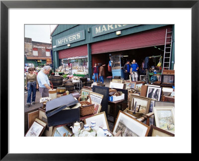 Barras Flea Market On Saturdays, Glasgow, Scotland, United Kingdom by Yadid Levy Pricing Limited Edition Print image