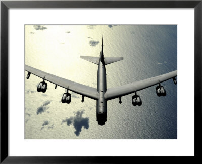 B-52 Stratofortress In Flight Over The Pacific Ocean by Stocktrek Images Pricing Limited Edition Print image