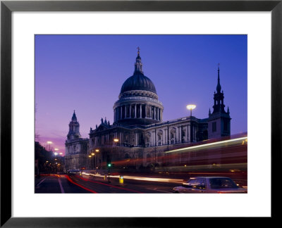 St. Paul's Cathedral In The Evening, London, England, Uk by Charles Bowman Pricing Limited Edition Print image
