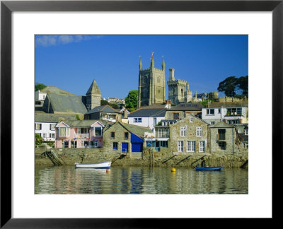 Waterfront At Fowey, Cornwall, England, Uk by Julia Bayne Pricing Limited Edition Print image