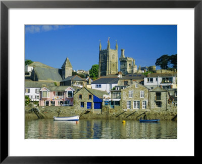 Waterfront At Fowey, Cornwall, England, Uk by Julia Bayne Pricing Limited Edition Print image
