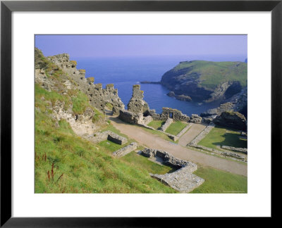 Tintagel Castle, Associated With The Legend Of King Arthur, Tintagel, Cornwall, England, Uk by Roy Rainford Pricing Limited Edition Print image