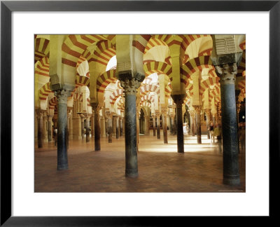 Arches In The Interior Of The Great Mosque, Cordoba, Unesco World Heritage Site, Andalucia, Spain by James Emmerson Pricing Limited Edition Print image