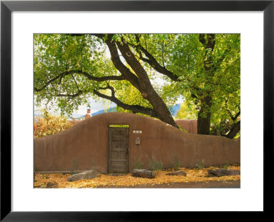 Contoured Adobe Wall, Santa Fe, New Mexico by Tom Haseltine Pricing Limited Edition Print image