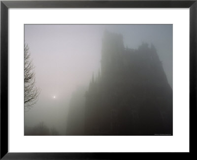 View In The Morning Mist Of Notre-Dame In Amiens, France by James L. Stanfield Pricing Limited Edition Print image