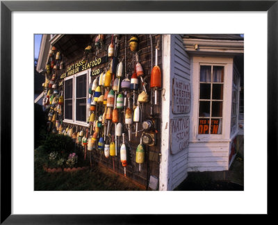 Small Seafood Restaurant Decorated With Colorful Fishing Floats, Rock Harbor, Massachusetts by Darlyne A. Murawski Pricing Limited Edition Print image