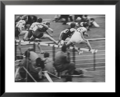 Hurtlers Competing At The Olympics by George Silk Pricing Limited Edition Print image