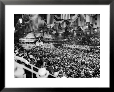 Gen Robert Wood And Col. Charles Lindbergh Speak At America First Committee Rally by William C. Shrout Pricing Limited Edition Print image