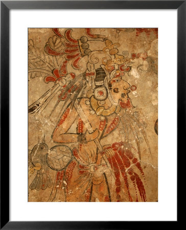 Maya Mural, San Bartolo, Guatemala by Kenneth Garrett Pricing Limited Edition Print image