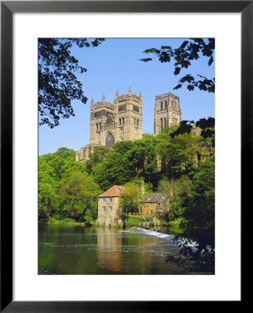 Durham Cathedral From River Wear, County Durham, England by Geoff Renner Pricing Limited Edition Print image