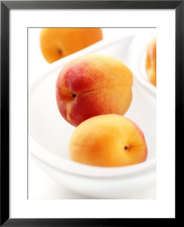 Apricots In A White Bowl by Joff Lee Pricing Limited Edition Print image