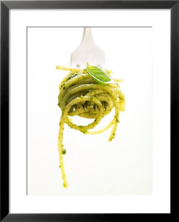 A Forkful Of Spaghetti With Pesto by Marc O. Finley Pricing Limited Edition Print image