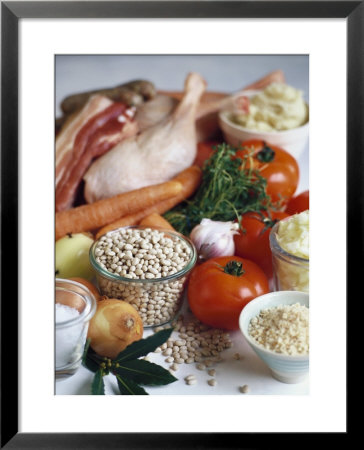Ingredients For Cassoulet De Toulouse by Debi Treloar Pricing Limited Edition Print image