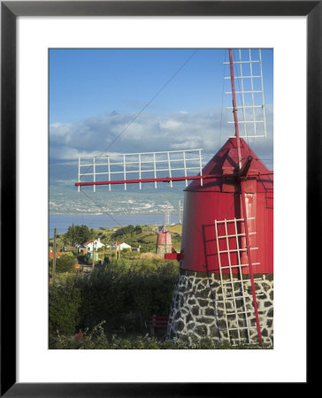 Traditional Windmill, Faial Island, Azores, Portugal by Alan Copson Pricing Limited Edition Print image