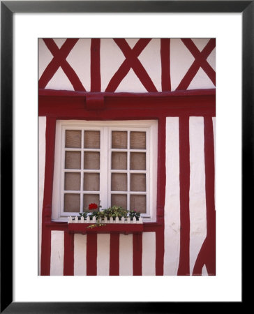 Half Timbered Building, Honfleur, Normandy, France by Walter Bibikow Pricing Limited Edition Print image