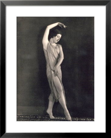 Young Ballet Dancer Portrayed While Dancing by Wanda Wulz Pricing Limited Edition Print image