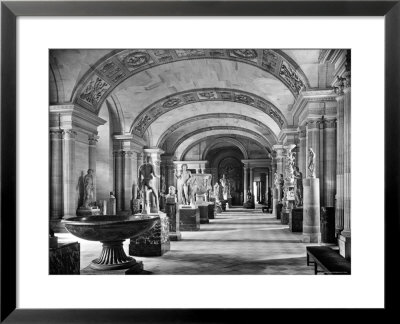 View Of The Caryatids' Room In The Louvre Museum, C.1900-04 by Adolphe Giraudon Pricing Limited Edition Print image