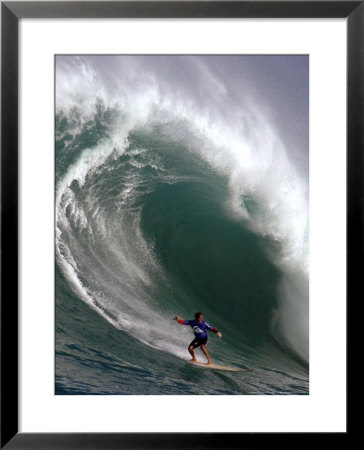 Big Wave Surfing, Waimea Bay, Hawaii by Ronen Zilberman Pricing Limited Edition Print image