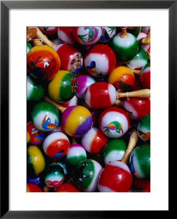 Maracas For Sale At Poncho Plaza Market, Otavalo, Ecuador by Richard I'anson Pricing Limited Edition Print image