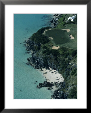 Aerial Of A Golf Course In Bermuda by Kenneth Garrett Pricing Limited Edition Print image