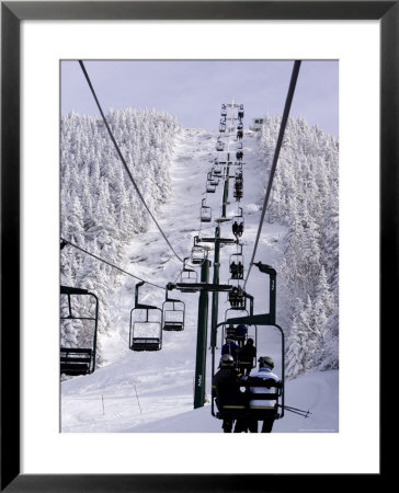 Ski Lift At A Resort by Tim Laman Pricing Limited Edition Print image