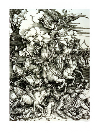 Four Horsemen Of The Apocalypse by Albrecht Dürer Pricing Limited Edition Print image